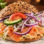 Meergranenbol Zalm met kruidenkaas